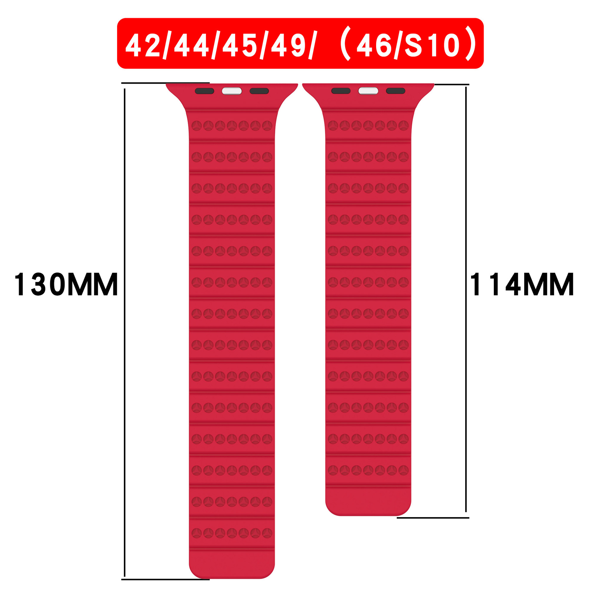 Apple Watch All Series Replacement Strap Silicone - back view