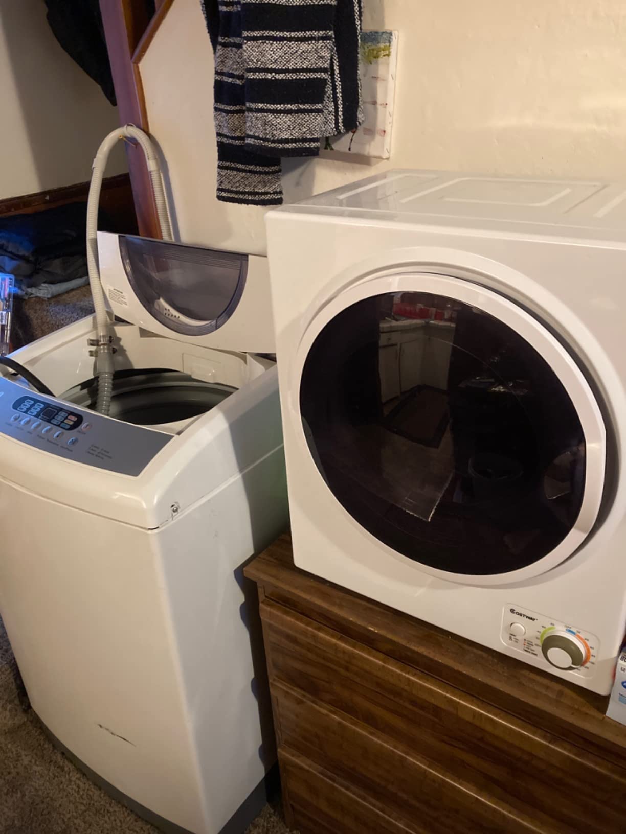 COSTWAY Compact Laundry Dryer