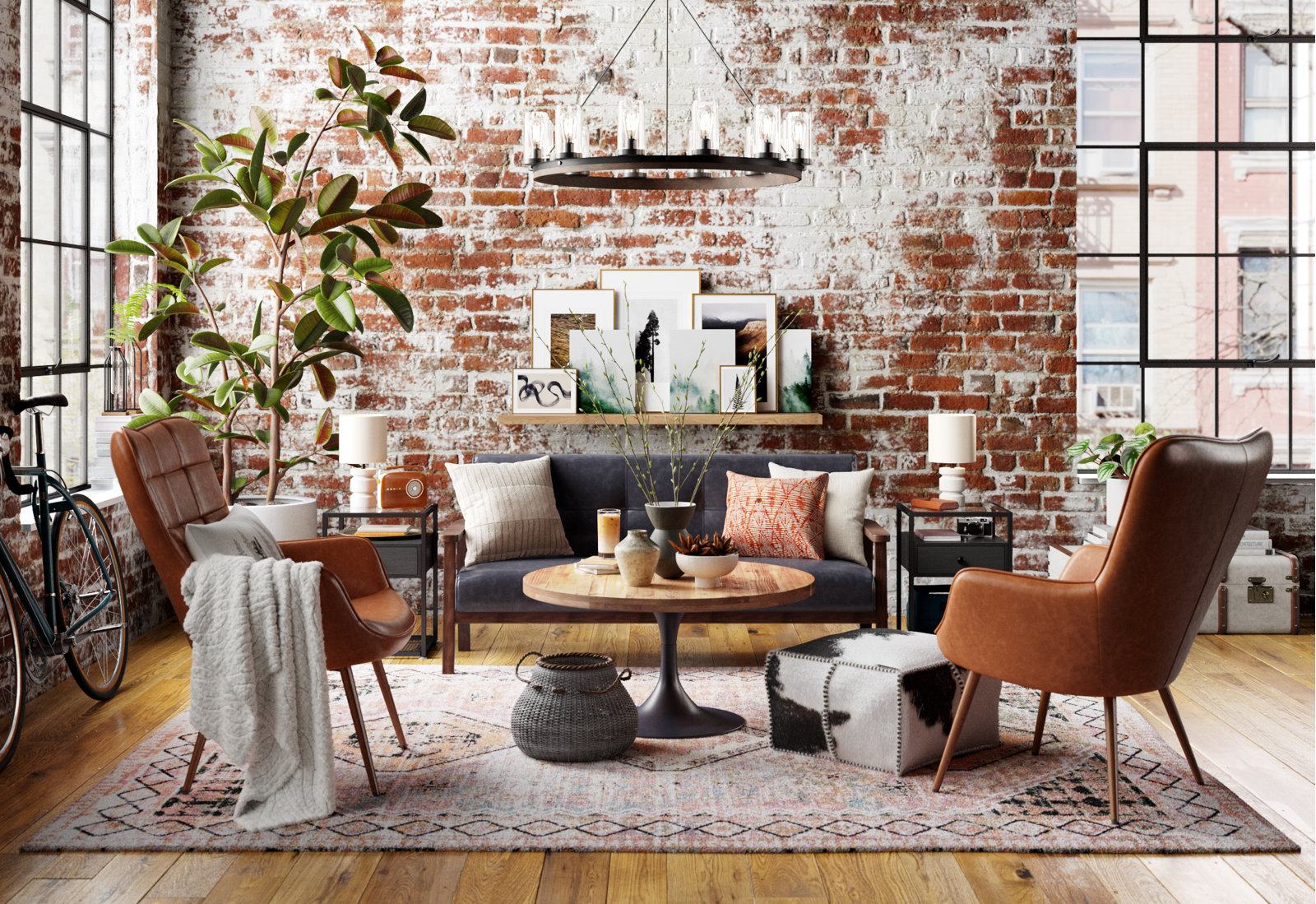 Aichele Upholstered Wingback Chair