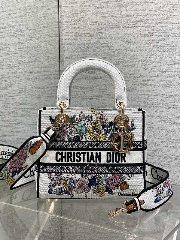 Dior Book Tote Mini Multicolor Floral