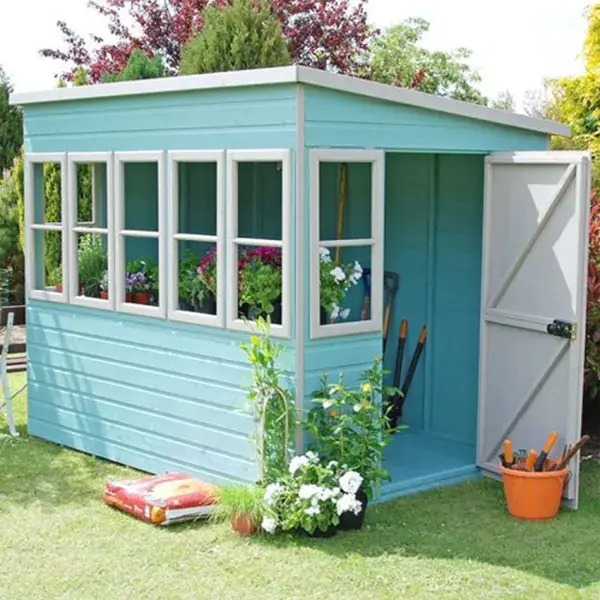 10′ X 10′ SUN PENT GARTENSCHUPPEN