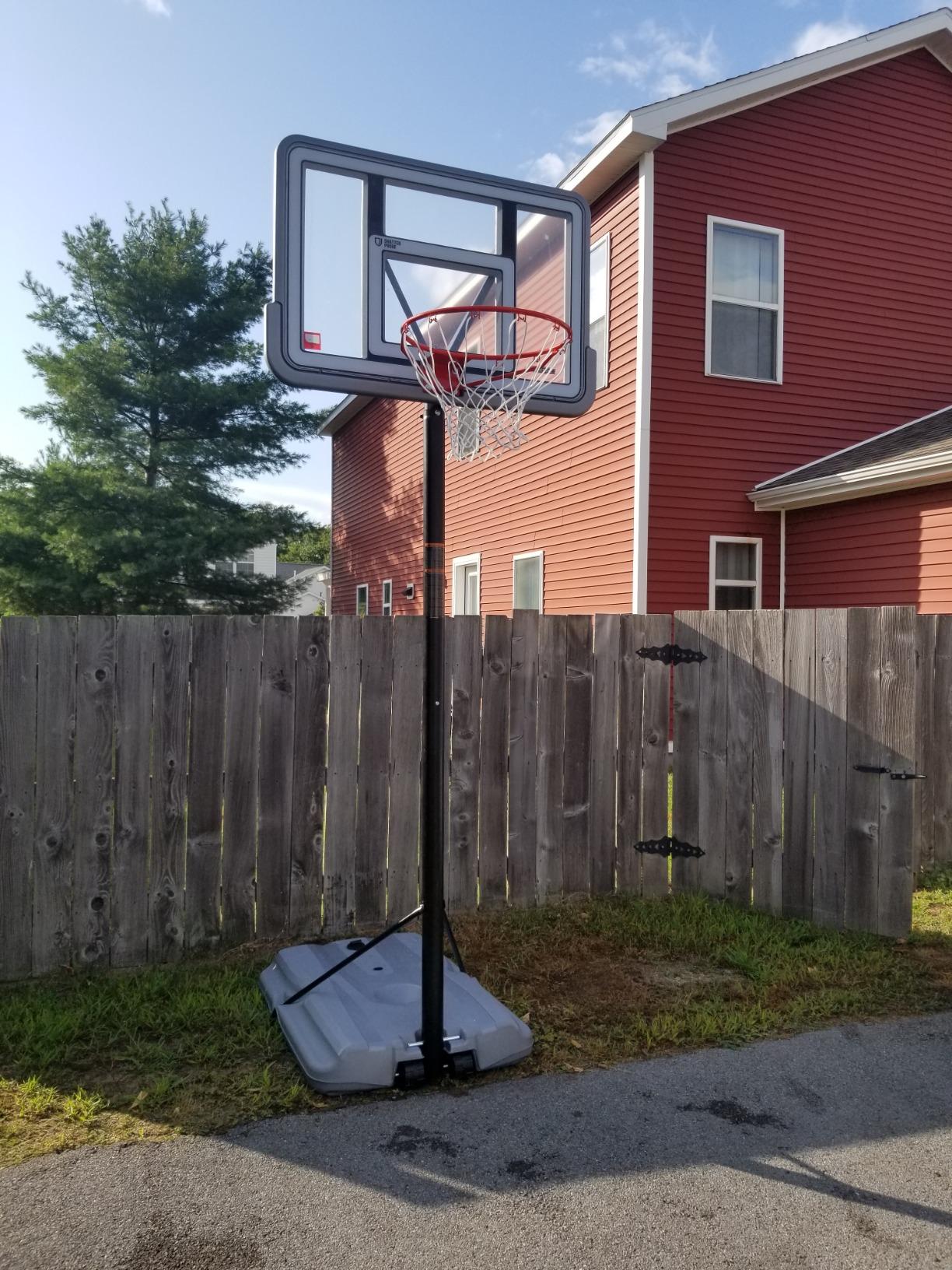 Lifetime Pro Court Height Adjustable Portable Basketball System