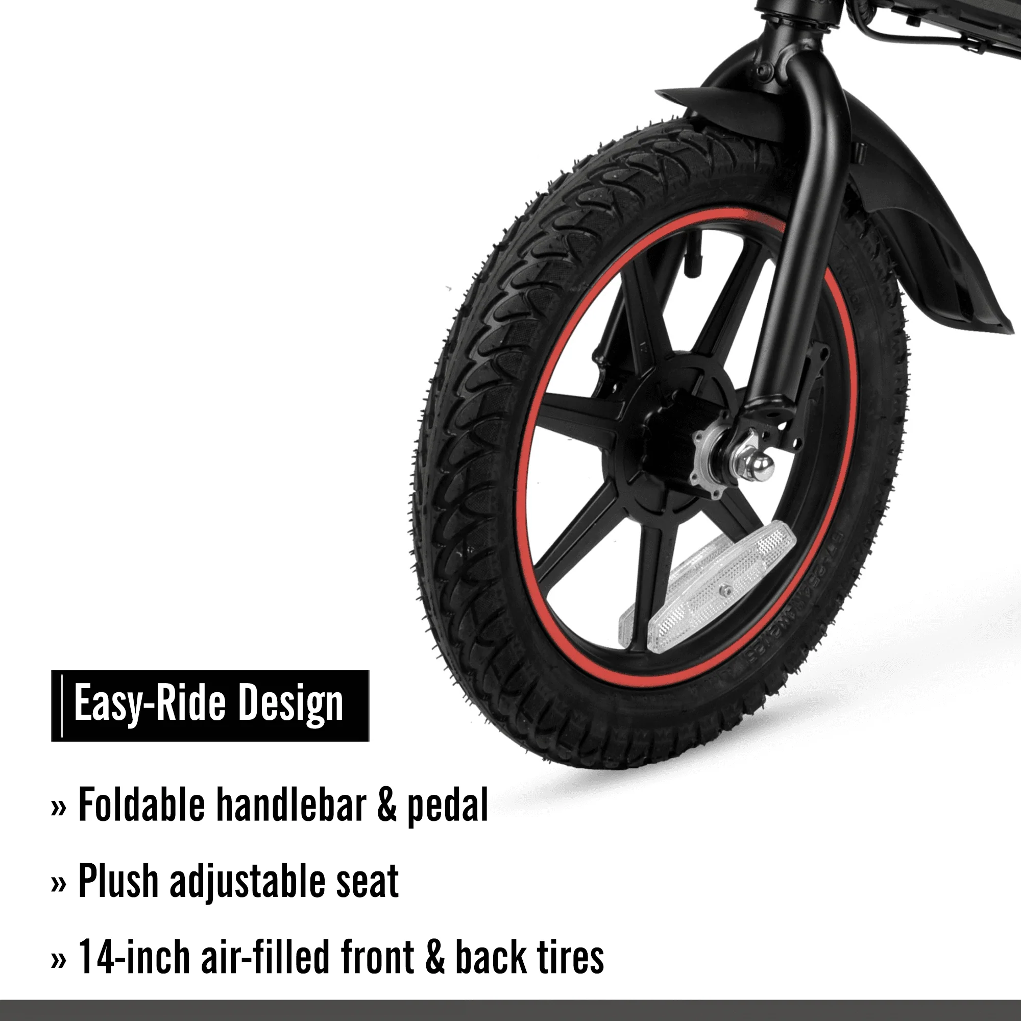 Hyper 14in Folding Electric Bike, 350W, 36V