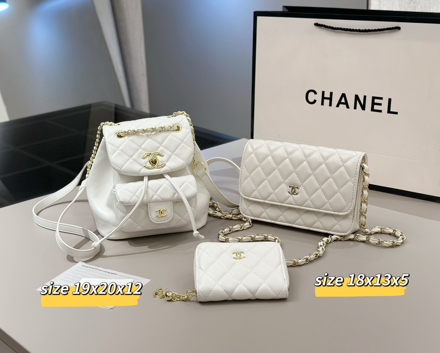 Chanel three-piece set