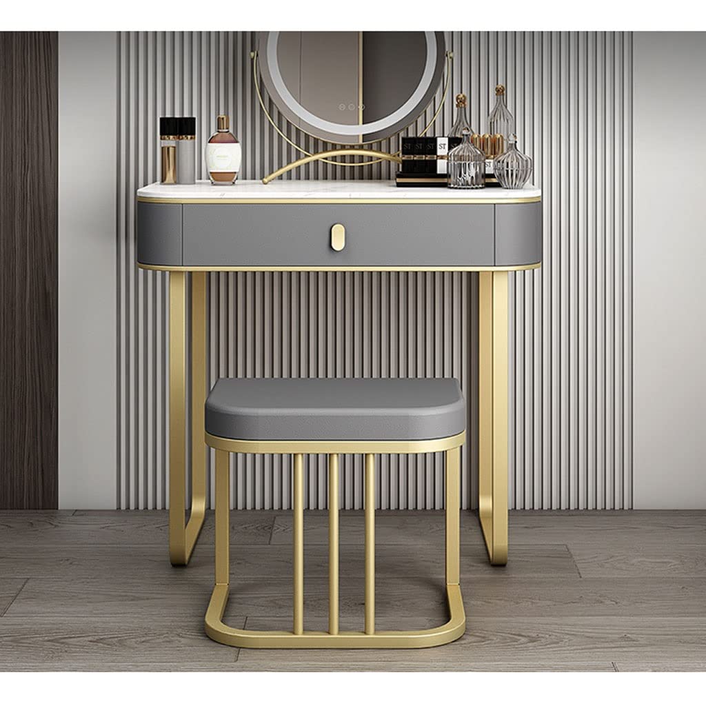 Makeup Vanity Vanity Table Set Slate Bedside Table Integrated
