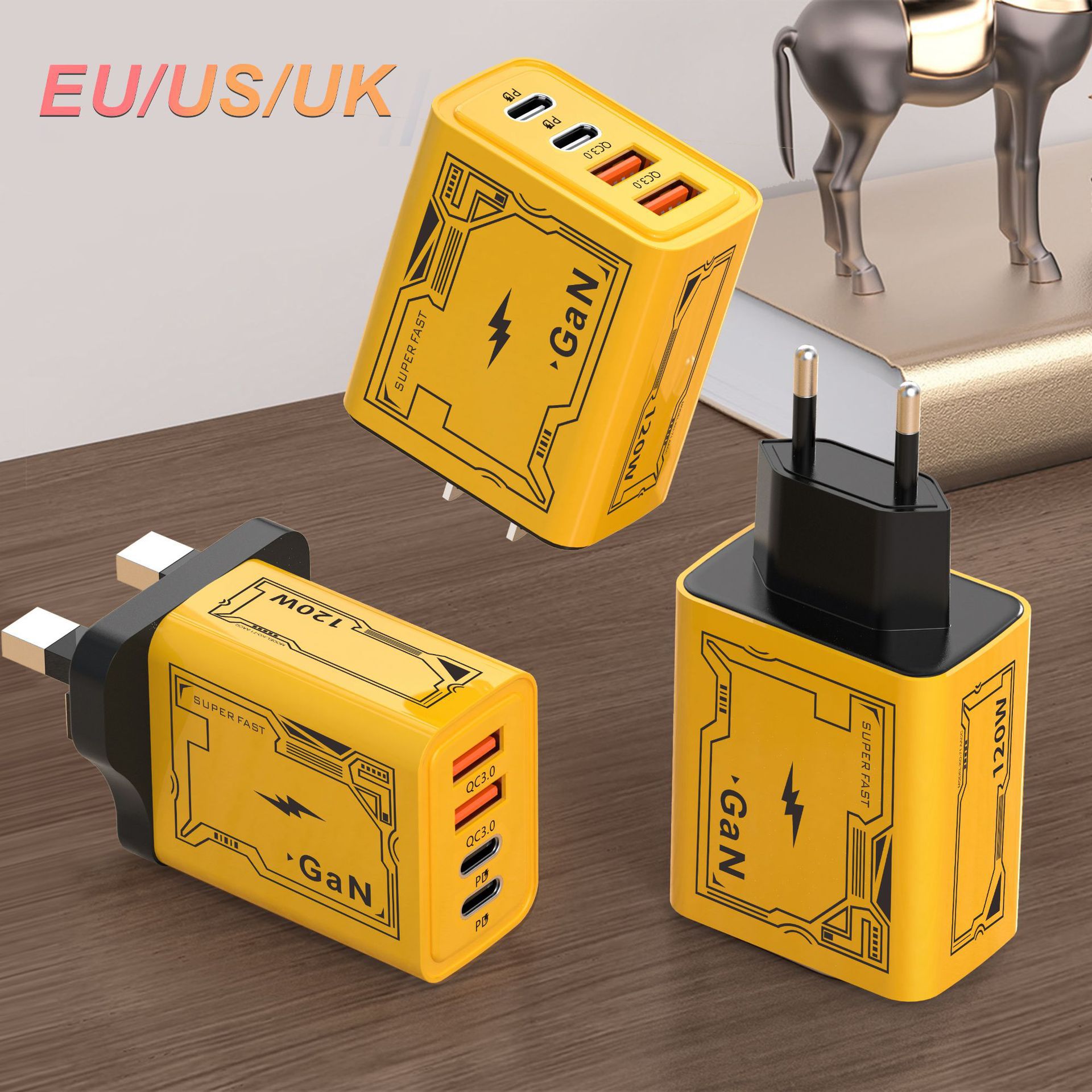 Power Adapter Charging Accessory Fast Charging - back view