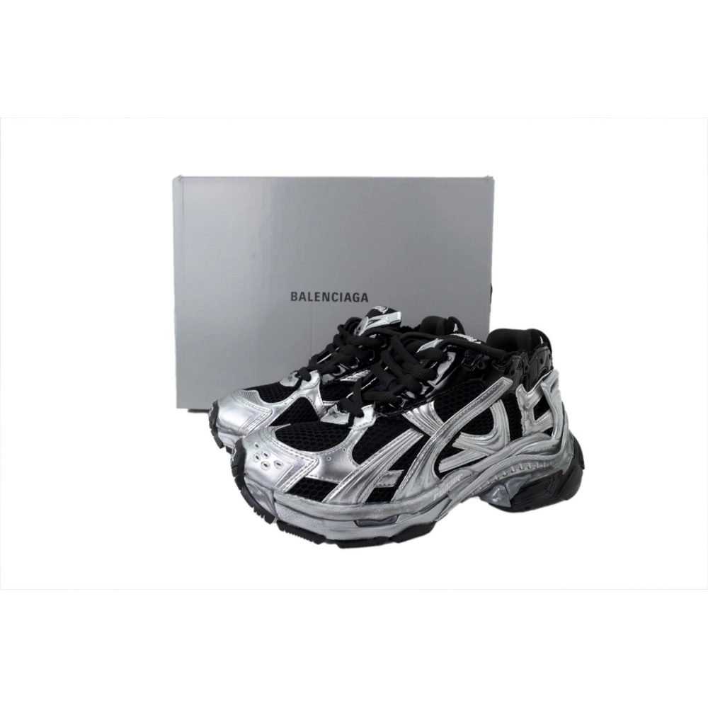 Balenciaga Runner Black Silver 853223 WRNLD 1125（LED） - ogsneaker