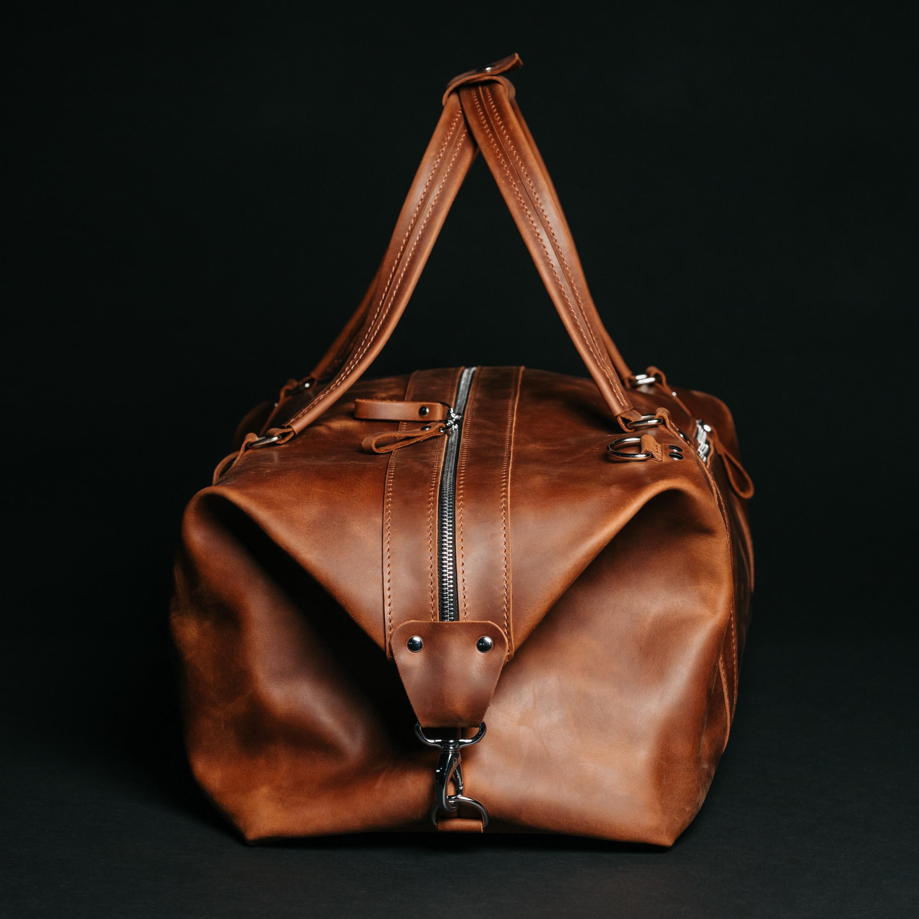 The Weekender Handcrafted Leather Duffle Bag
