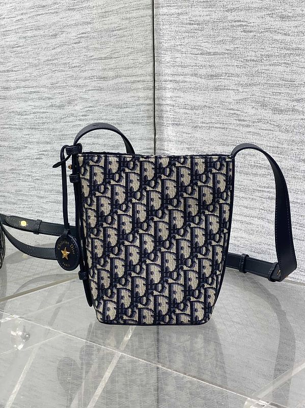 Dior Oblique Bucket Bag Small