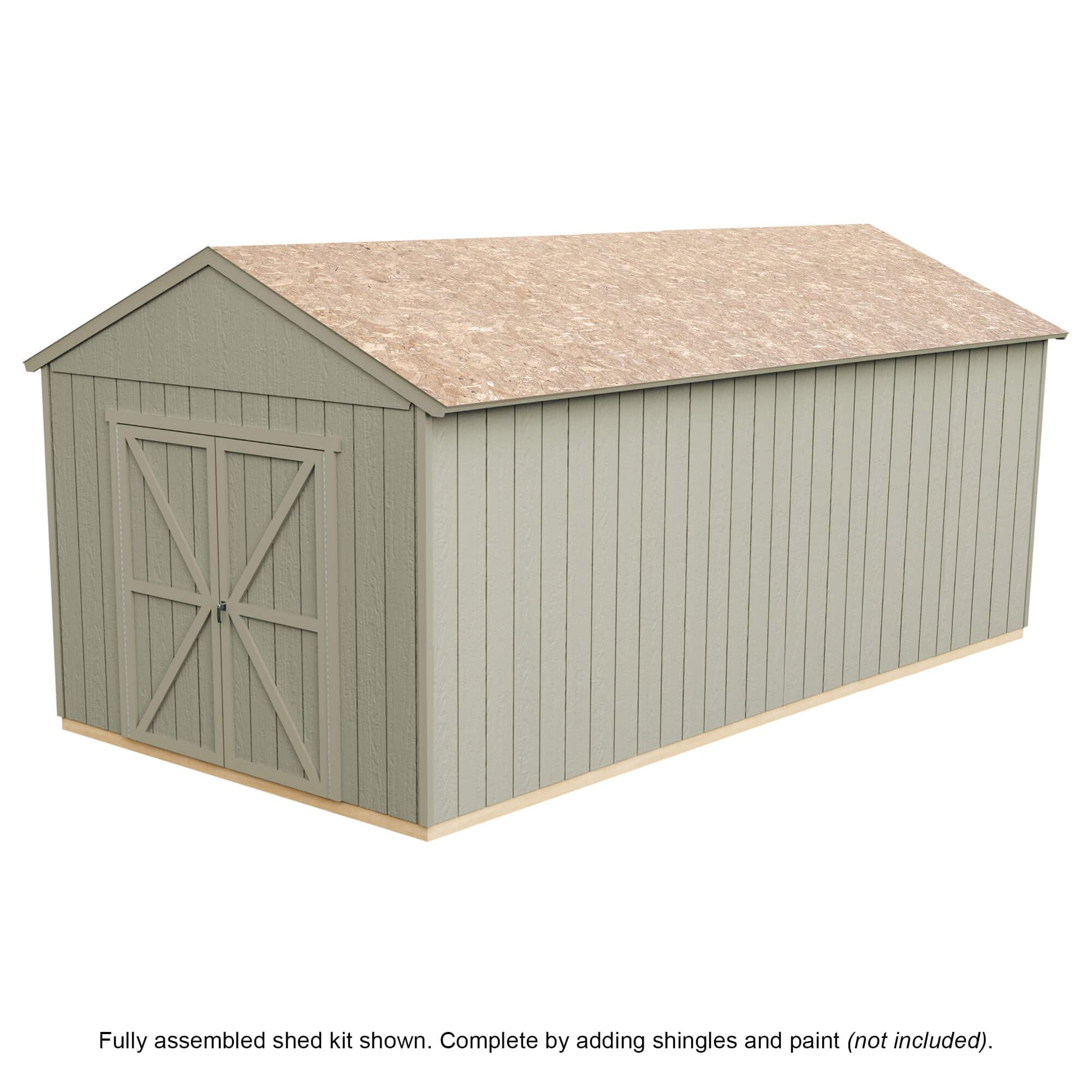 Astoria 12x24 Do-It-Yourself Wooden Storage Shed with Floor