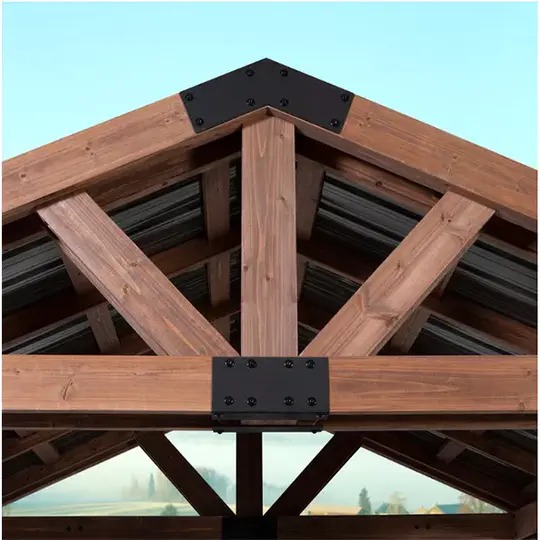 Solid Wood Patio Gazebo