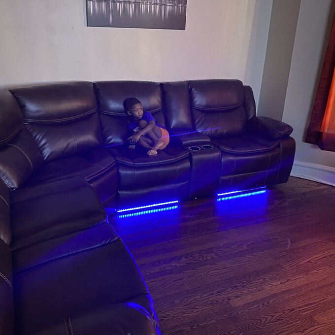 Mirabel 3 - Piece Vegan Leather Sectional