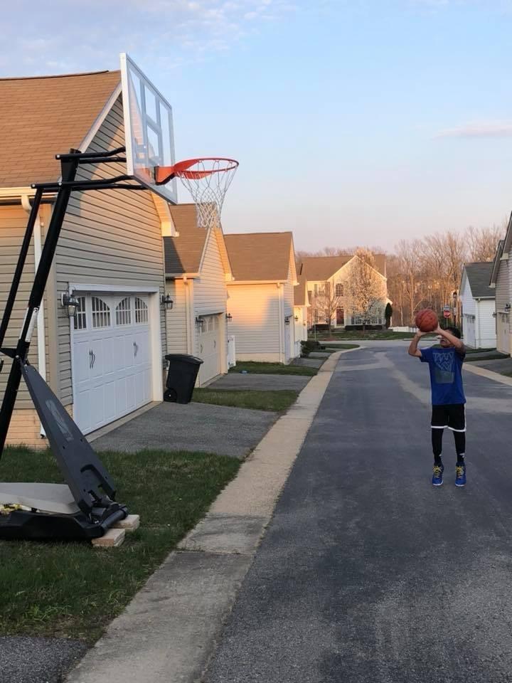 Spalding Ultimate Hybrid Portable Basketball Hoop