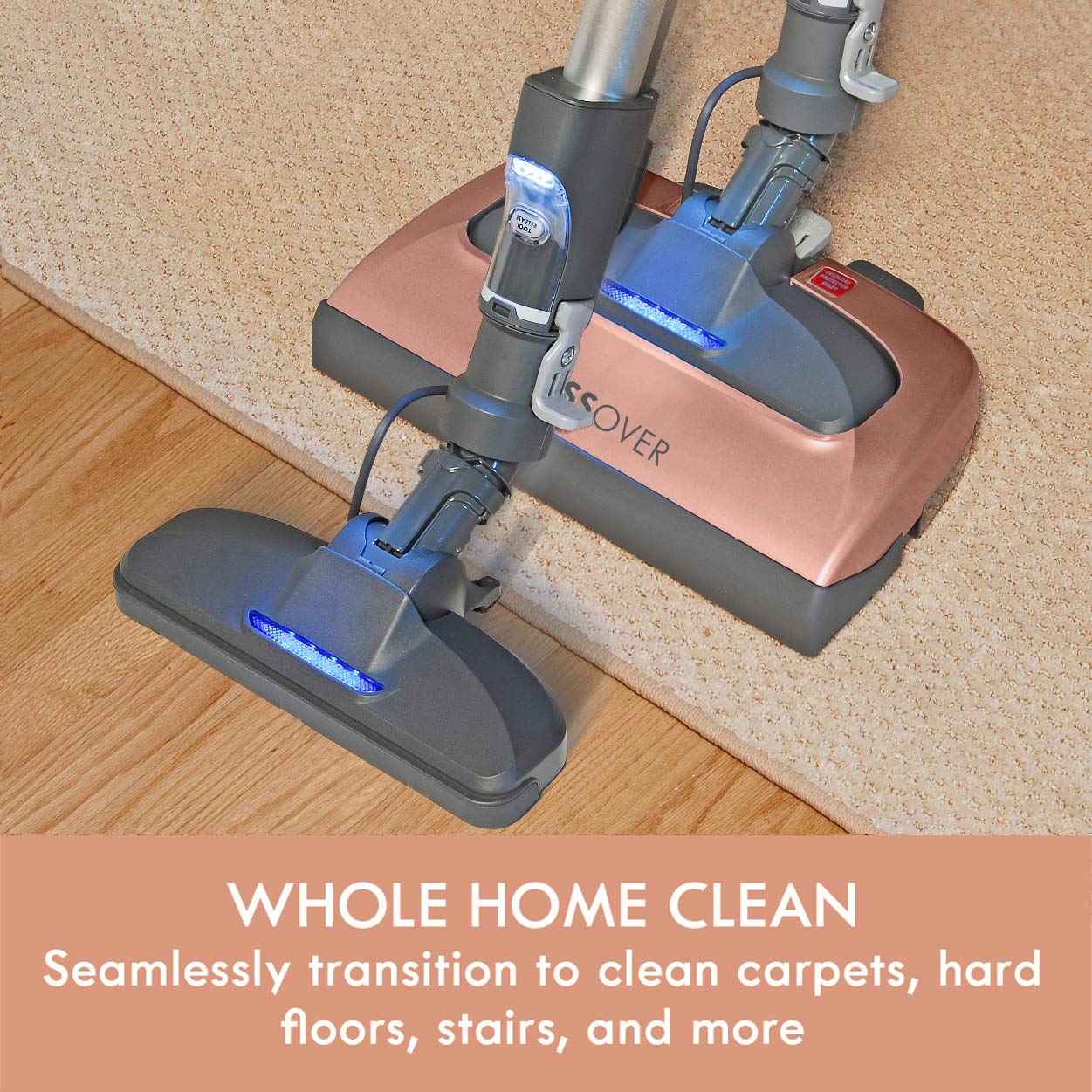 Canister Vacuum Cleaner 2-Motor Power Suction with Pet