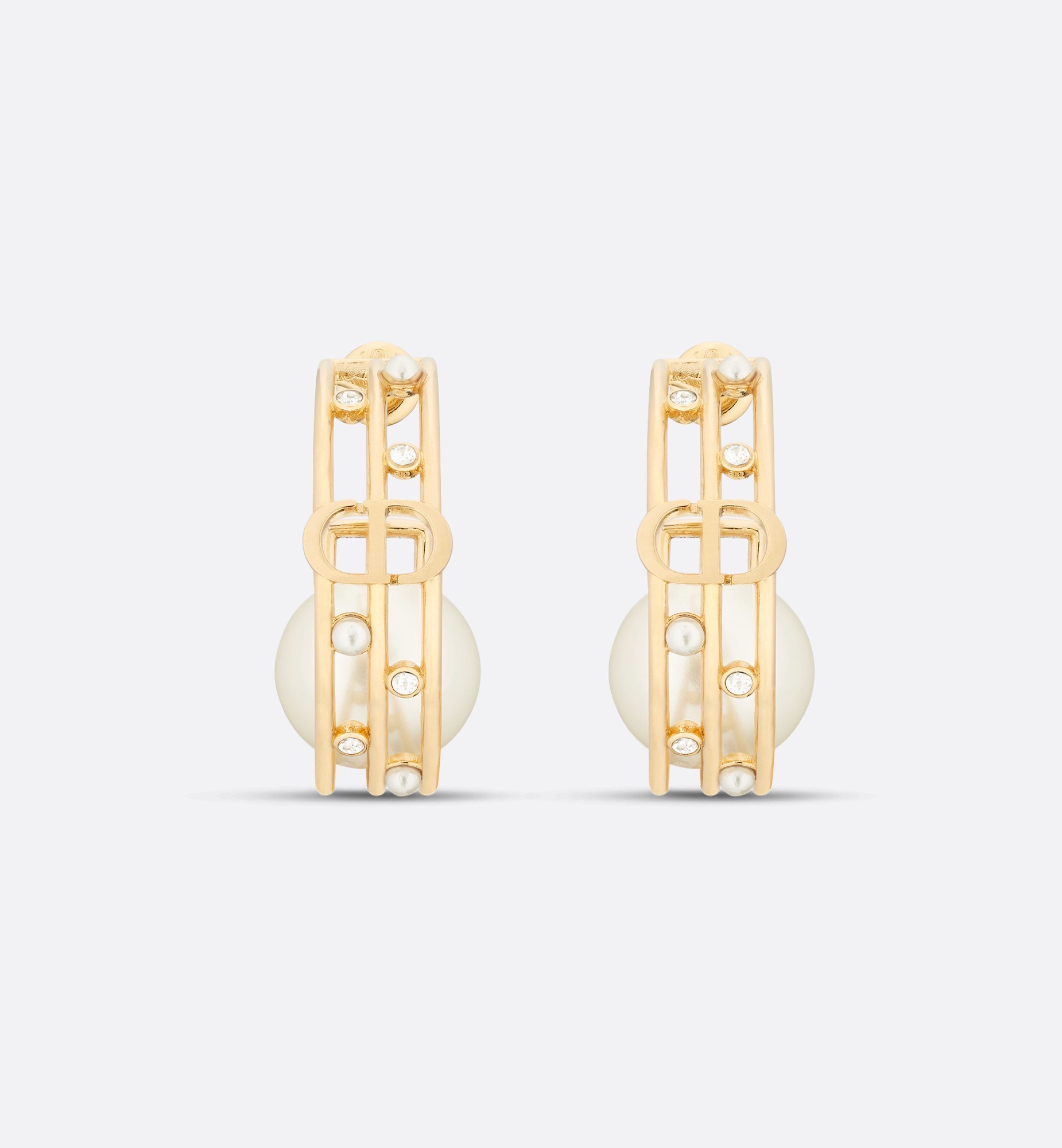 Dior D-Backstage Hoop Earrings
