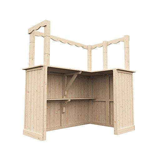 Corner Bar Counter Man Cave Home Bar Party Barware Wood Summer