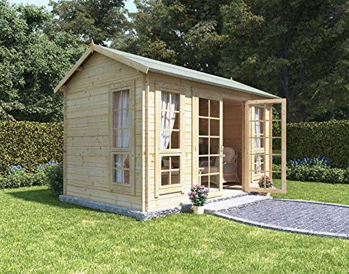 12x10 Riley Log Cabin Summerhouse (28mm Cladding)