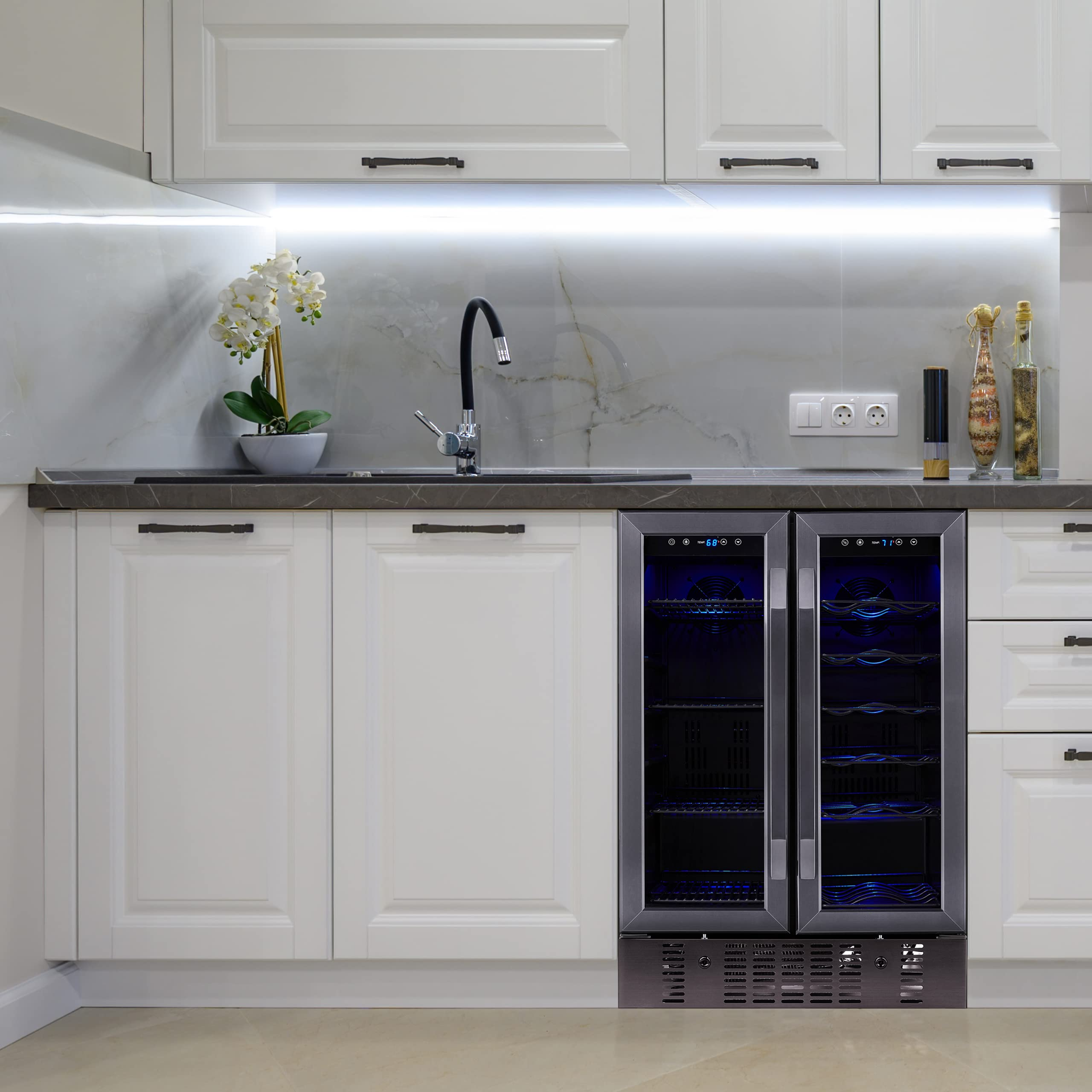 NewAir 24” Wine and Beverage Refrigerator and Cooler