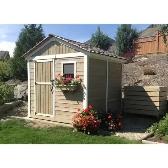 8 ft. W x 8 ft. D Wooden Storage Shed
