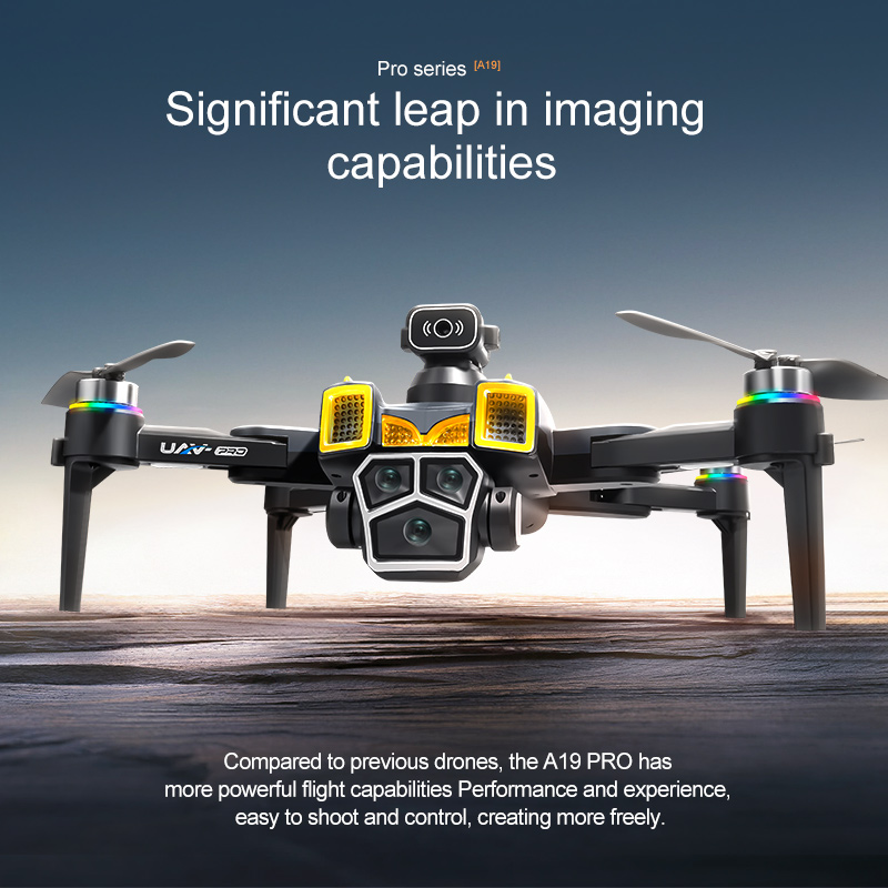 A19 Pro 8K Camera Drone | Smart Obstacle Avoidance Quadcopter with 5.6