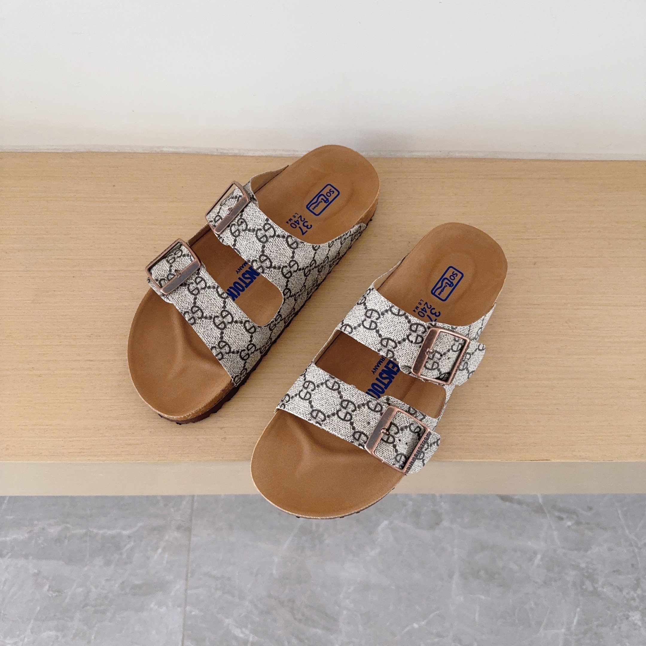 UGG Kids Birken-Style Two-Strap Sandals Collaboration Series Adult And Kids