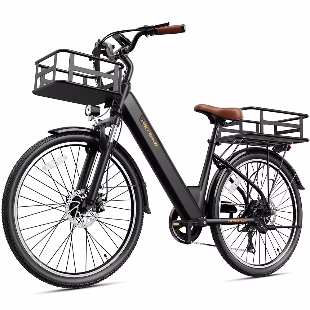 Heybike Cityscape 2.0 26in Electric Bike, 500W, 36V 13Ah