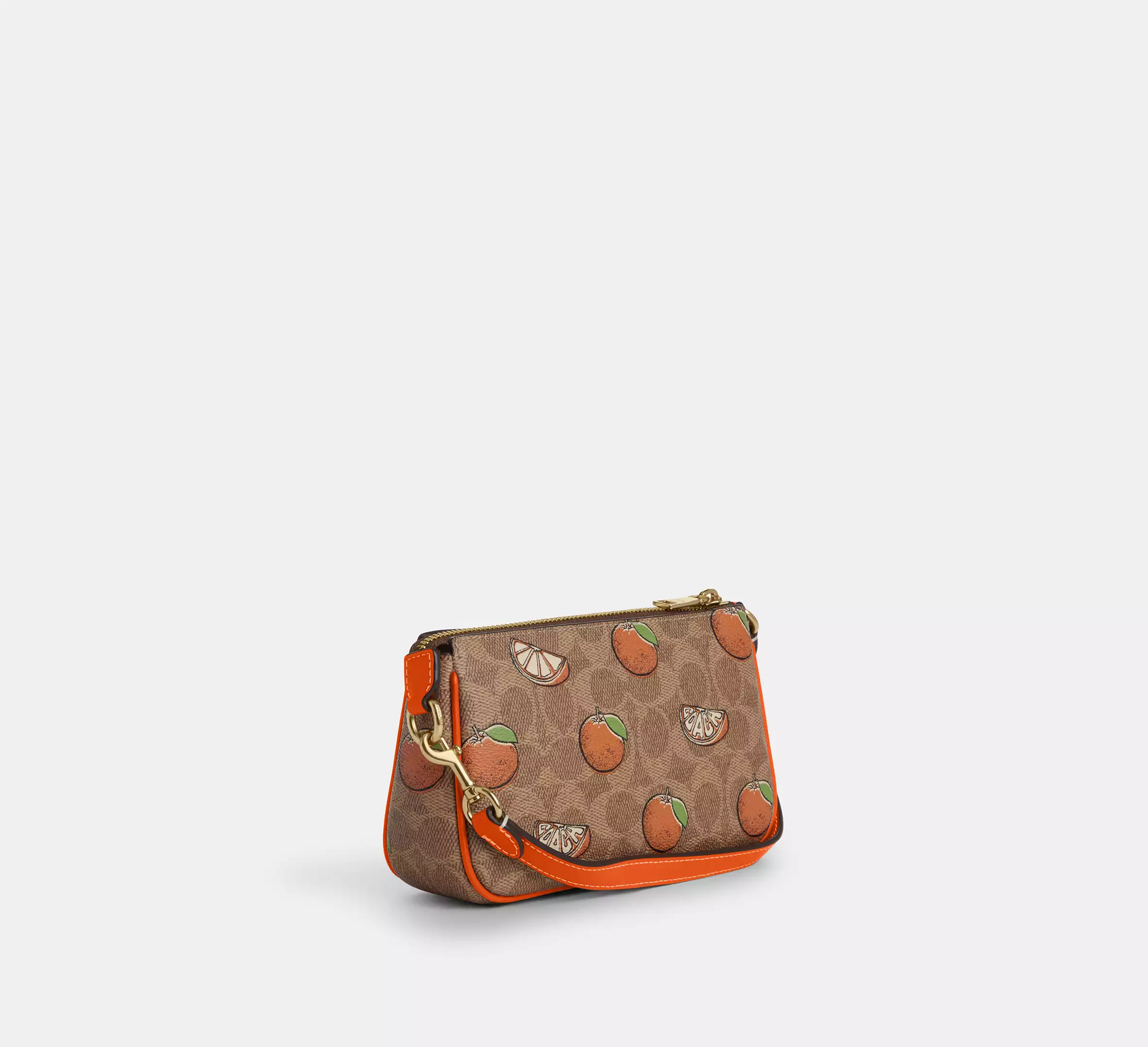 Nolita 19 In Signature Canvas With Orange Print