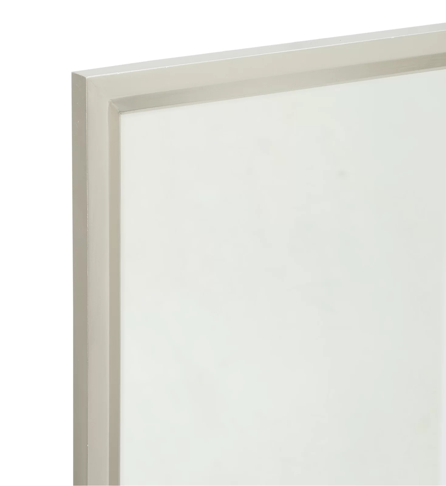 Metal surface makeup cabinet
