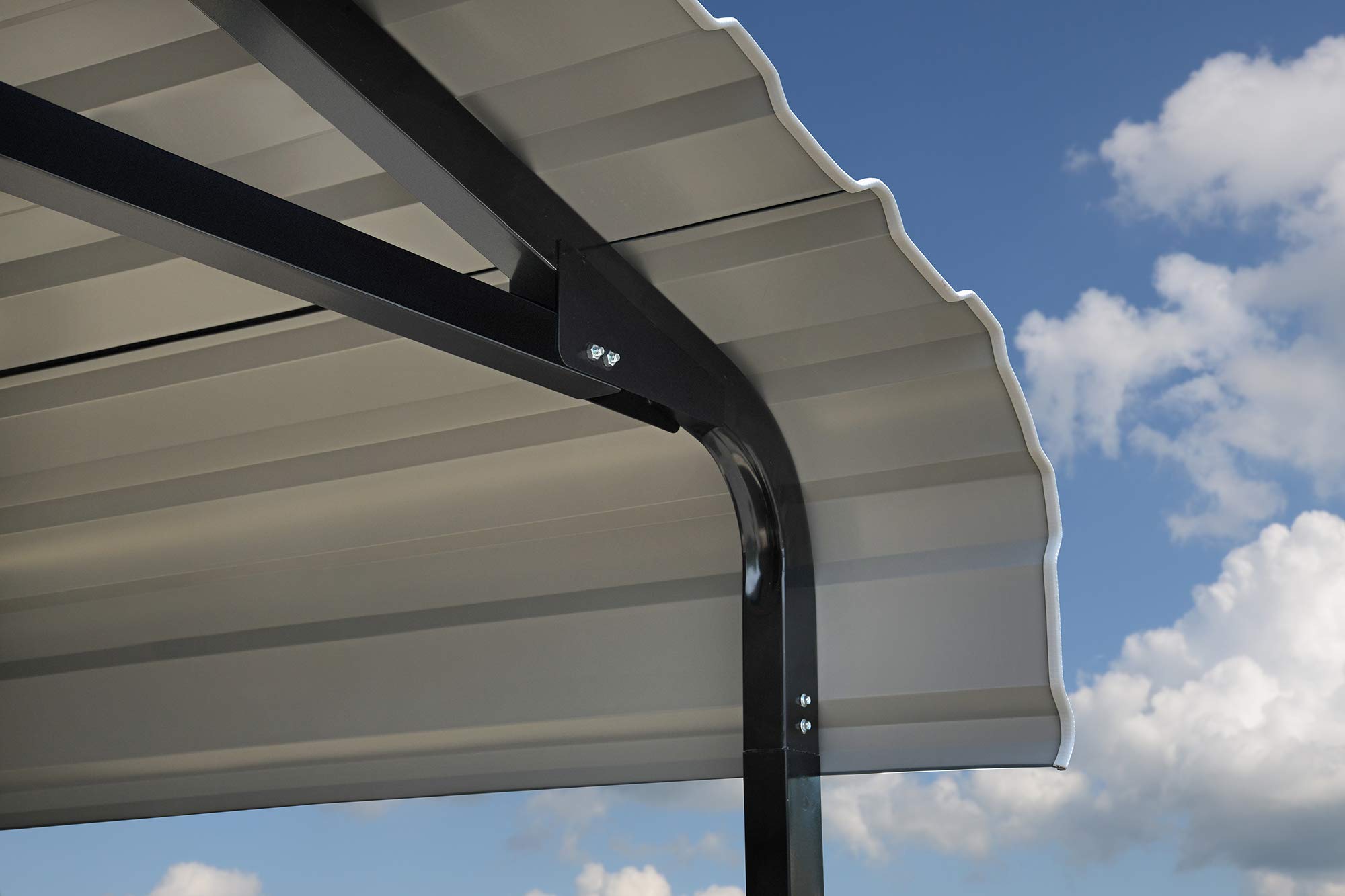 20' x 20' 29-Gauge Metal Carport with Steel Roof Panels