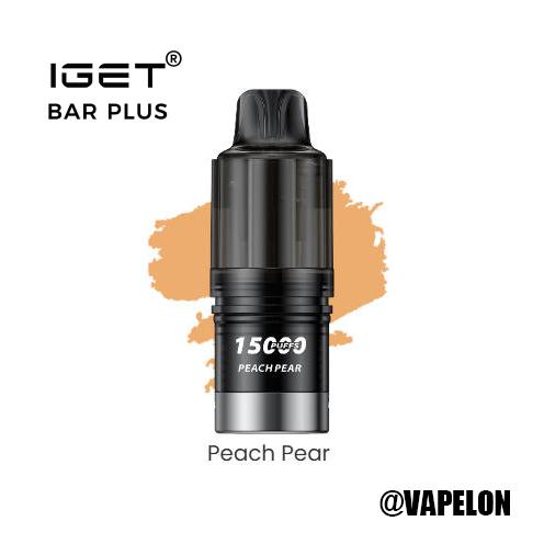 IGET BAR V4 Pod 15000 Puffs - Peach Pear