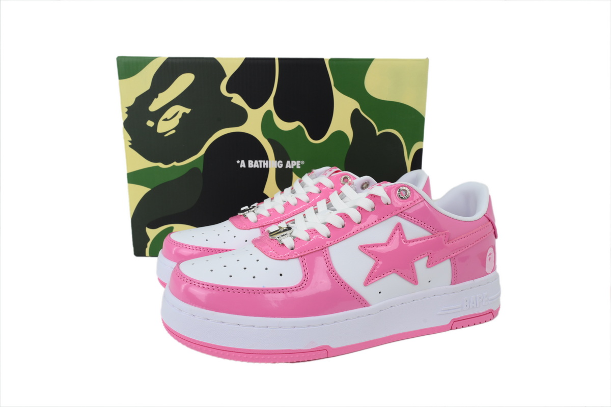 BATHING APE Peach Red White OXZ-SHMX30-491P