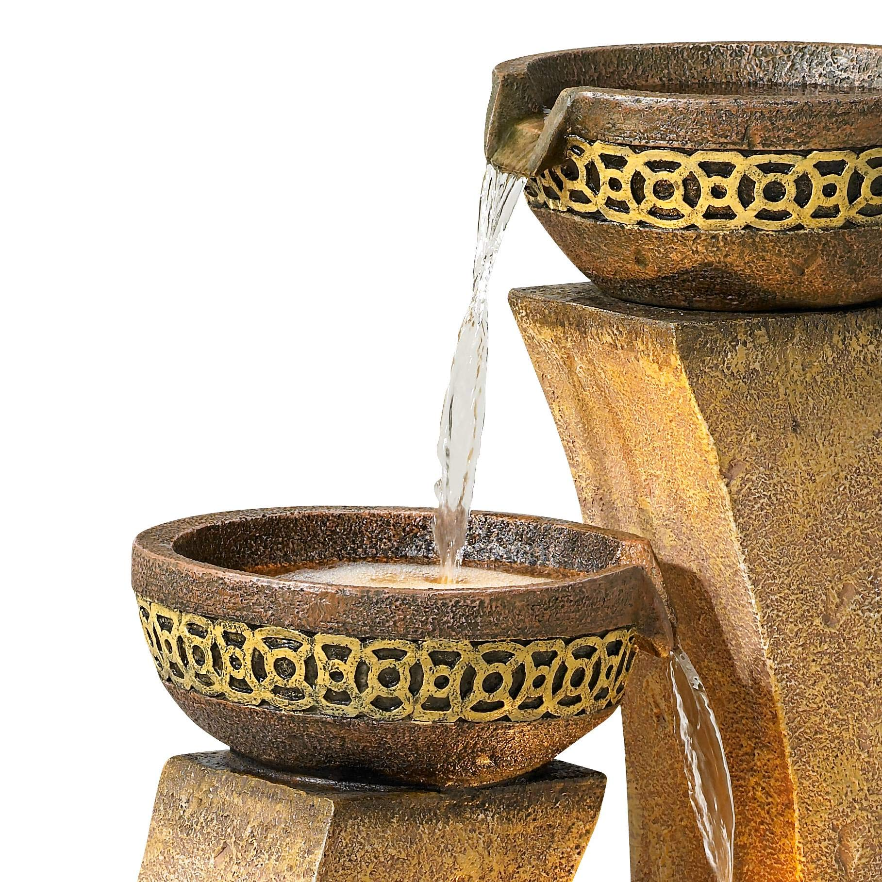 Four Bowl Floor Water Fountain 41
