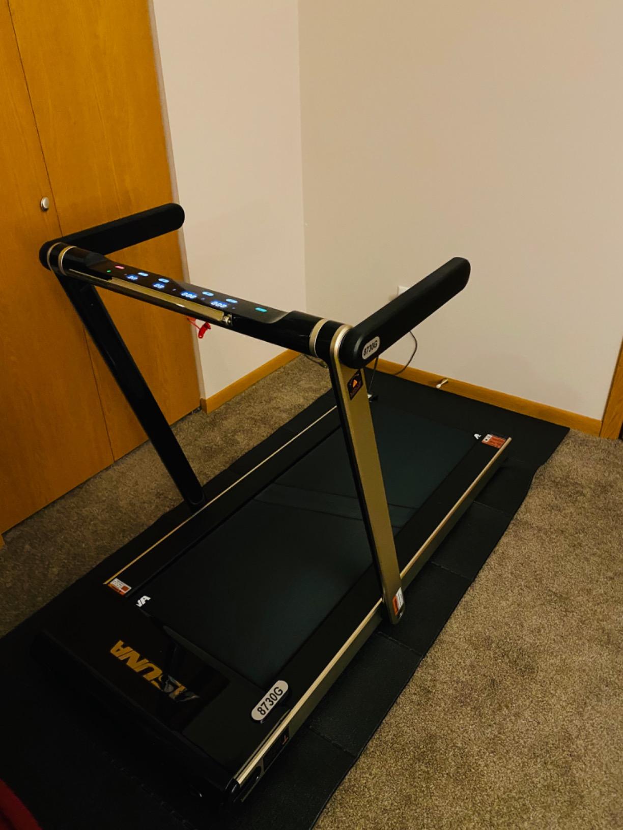 ASUNA Premium Slim Folding Treadmill Running Machine with