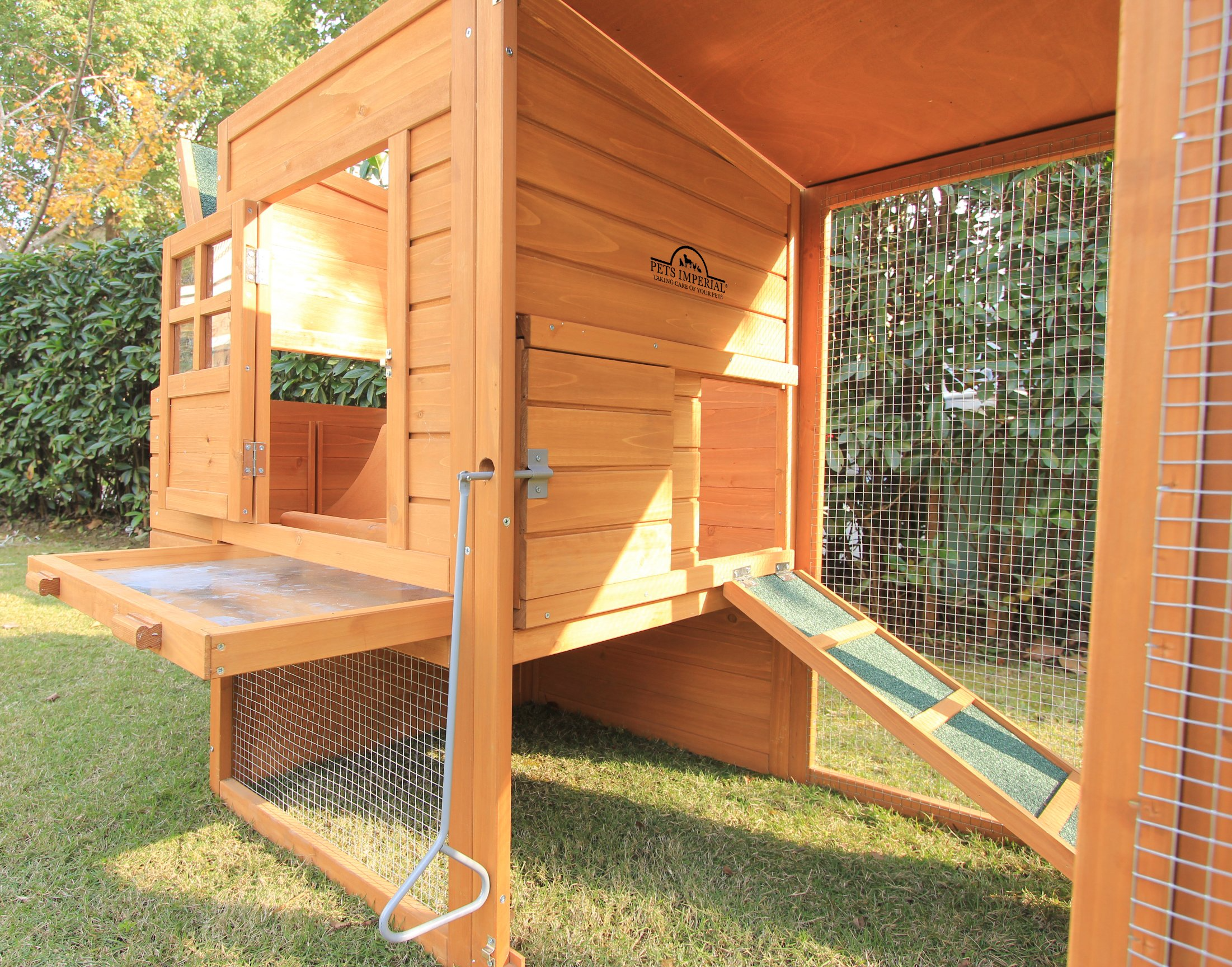 Arlington Chicken Coop with Extra Long Run 8ft2.5m & Ashpalt Roof