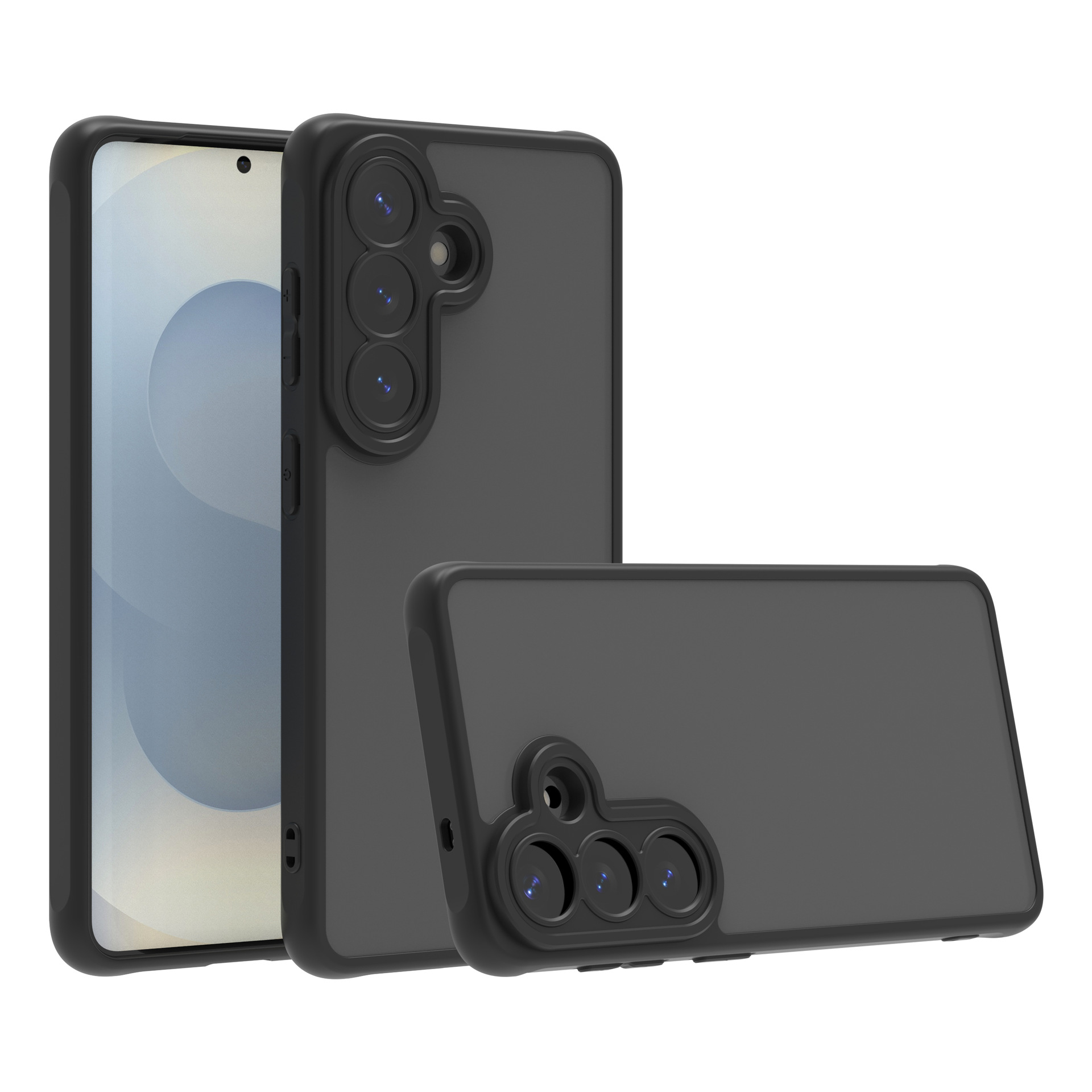 Galaxy A55 Protective Case Shockproof - back view