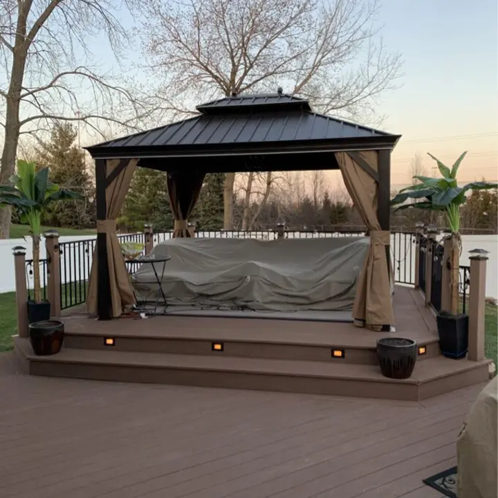 12 Ft. W x 10 FT. D Aluminum Patio Gazebo
