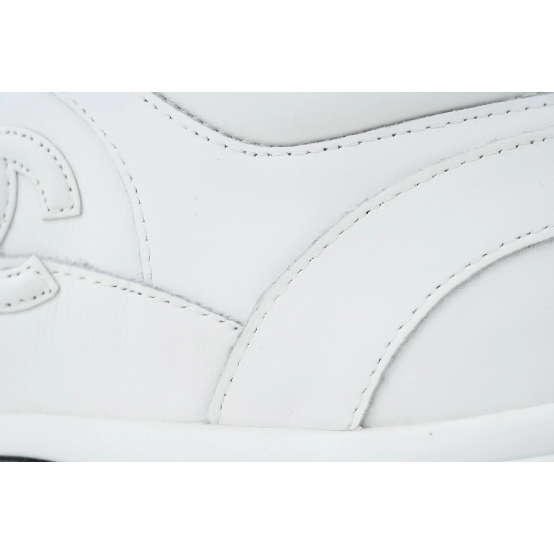 Chanel All White Sneakers