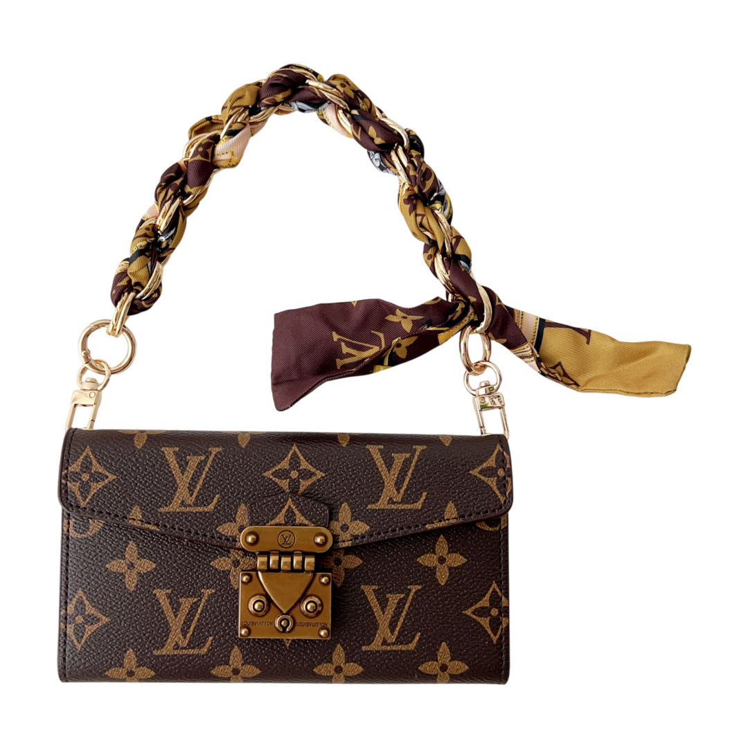 Louis Vuitton & Gucci Luxury Monogram Wallet Crossbody Phone Purse Case