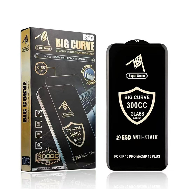 iPhone 15 Tempered Glass Tempered Glass - side view