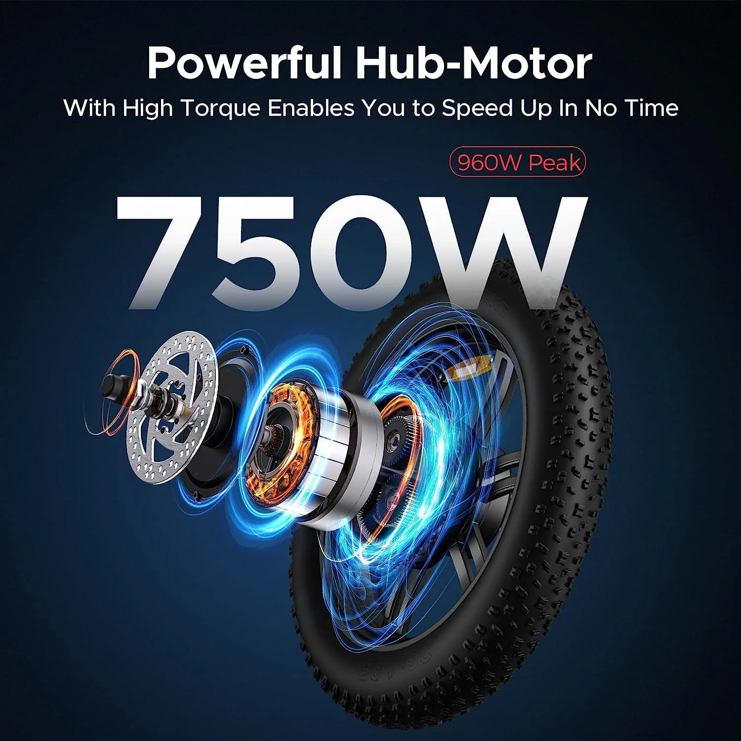 ENGWE L20 Fat Tire Electric Bike, 750W, 48V 13Ah