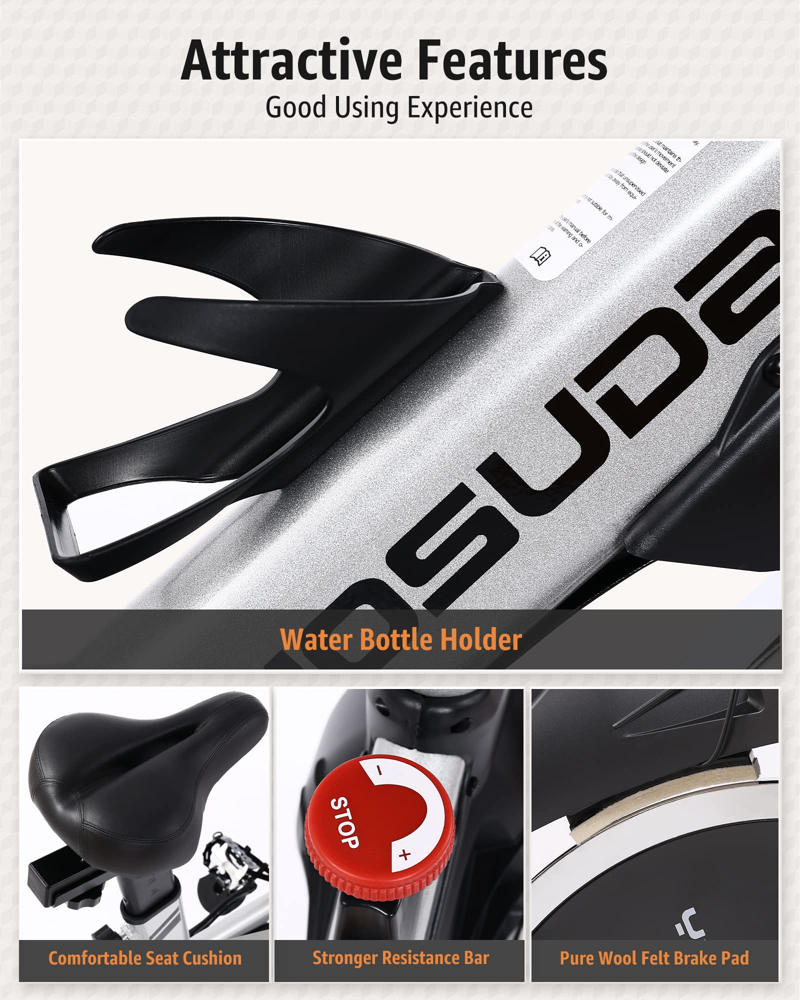 Indoor Cycling Bike Stationary Bike - Cycle Bike with Ipad Mount