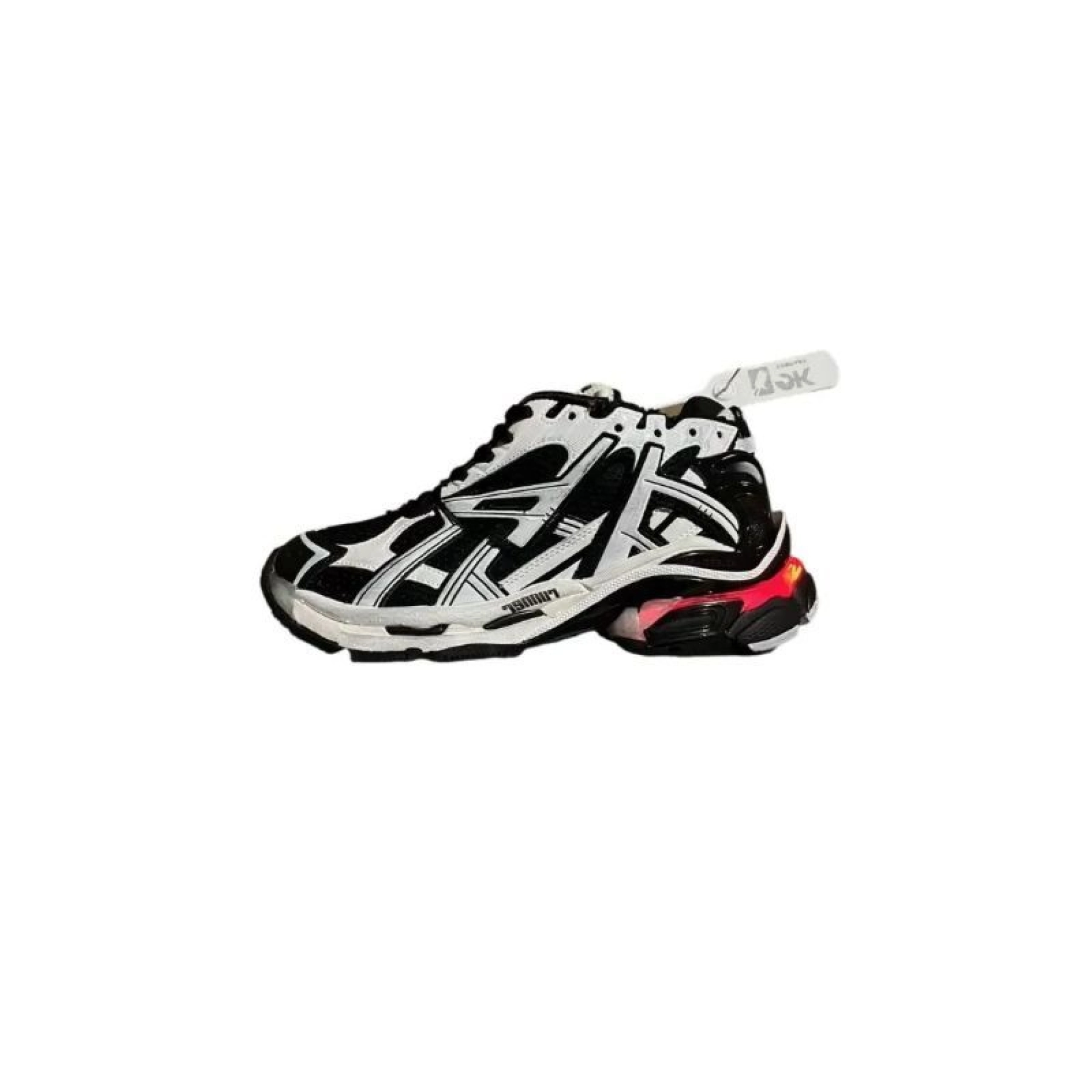 Balenciaga Runner White Black LED