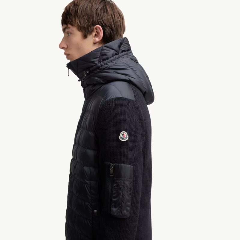 Moncler Black Padded Zip-Up Down Jacket - ogsneaker