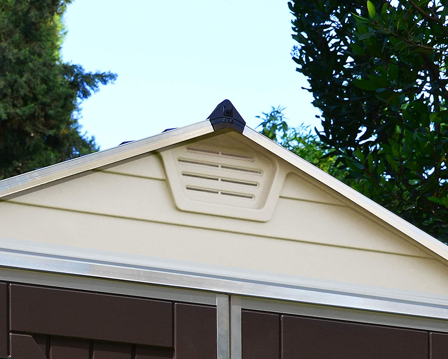 SkyLight 6 ft. W x 8 ft. D Plastic Storage Shed