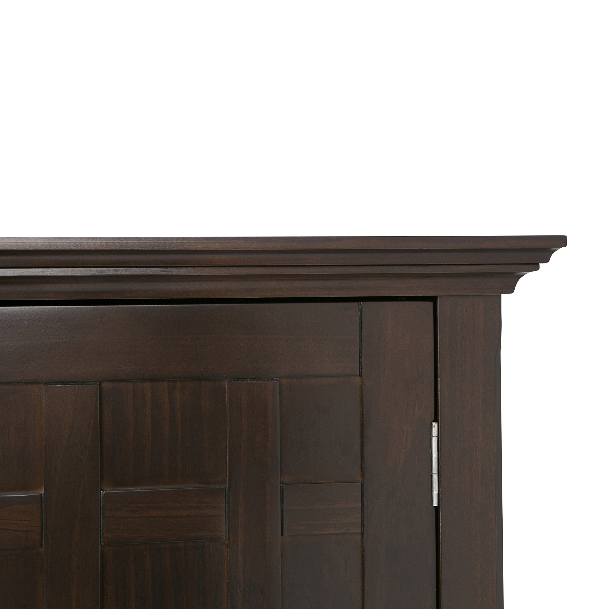 Solid Pine Wood 54 inch Rustic Sideboard Buffet Credenza in