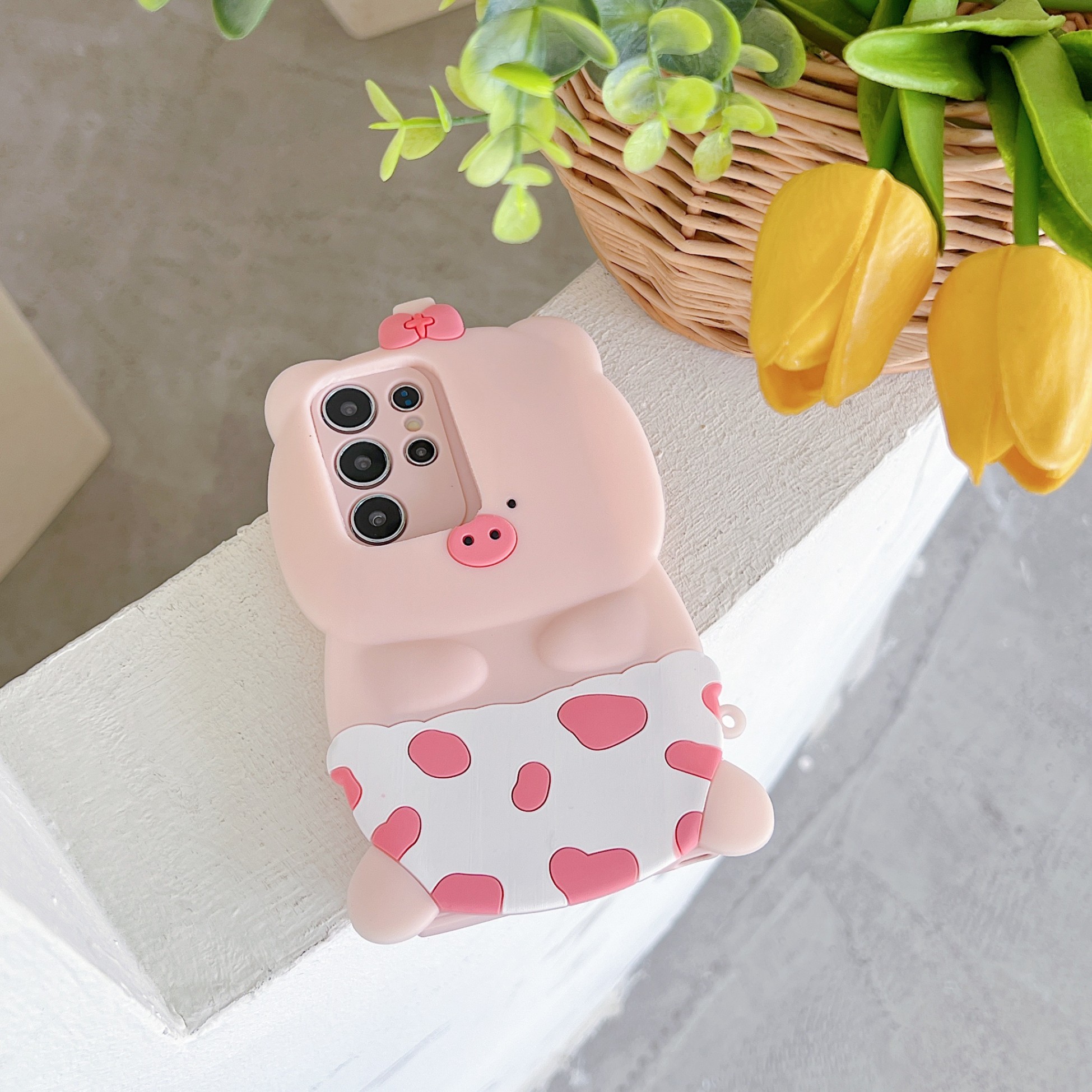 Galaxy S24 Protective Case Silicone - back view