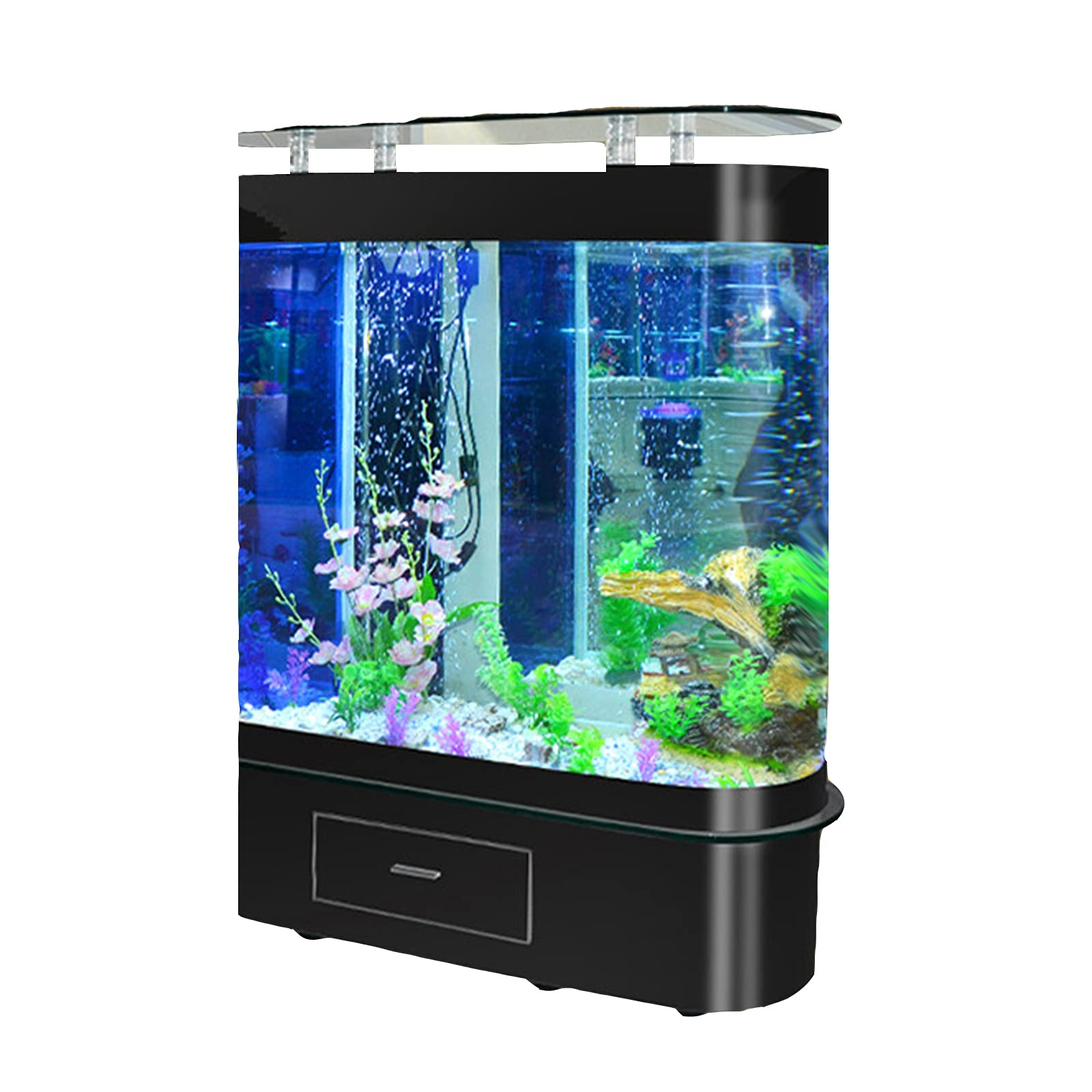 Round Head Living Room Desktop Glass Fish Tank
