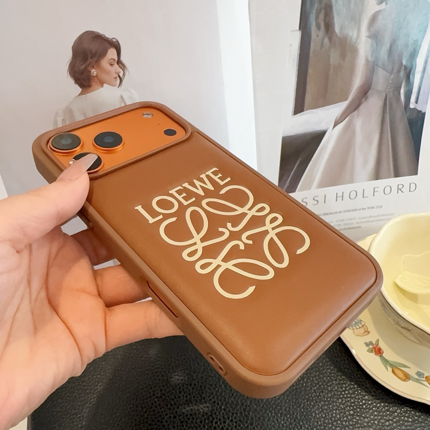 Loewe Hot Stamping Full-Cover Phone Case