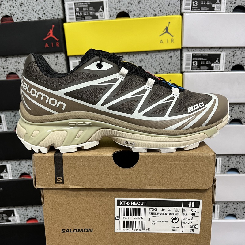 Salomon XT-6 Wren Brown Sneakers