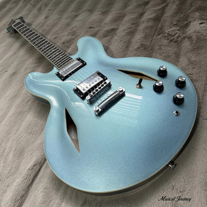 Metallic Blue DG335 Electric Guitar in Stock| Sparkle Metallic Blue Finish